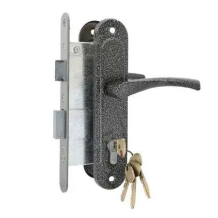 Замок врізний Мотор Січ (Ф3В) срібло Браво, фото 1