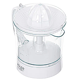 Соковитискач для цитрусових Adler AD 4009 - 40 Вт, 1 л, 2 конуси, автоматичний запуск, фото 9