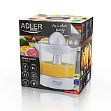 Соковитискач для цитрусових Adler AD 4009 - 40 Вт, 1 л, 2 конуси, автоматичний запуск, фото 10