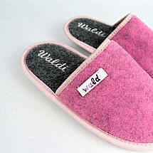 Дитячі тапочки рожеві з вовни Waldi Home, фото 4