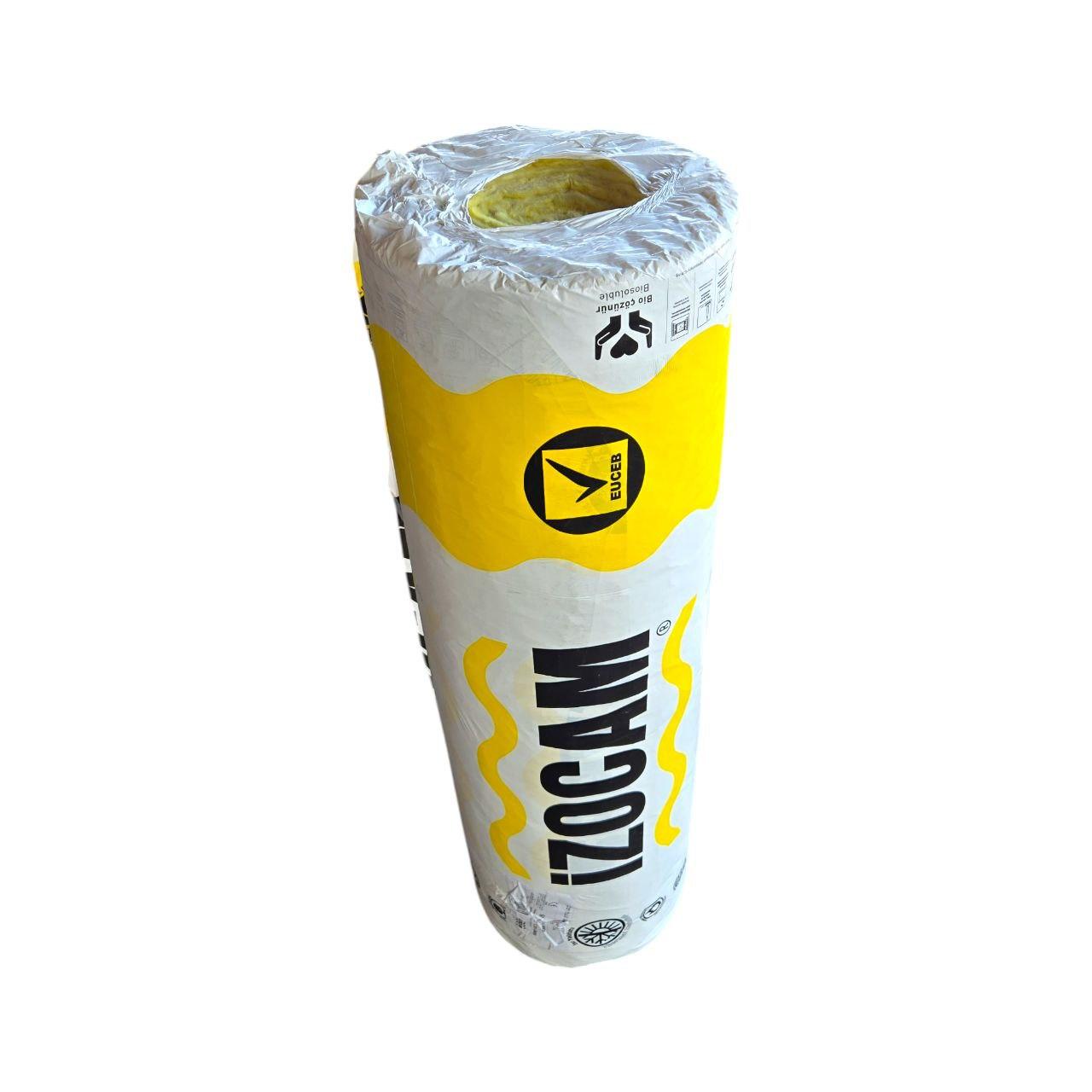 Скловата IZOCAM з алюмінієвим покриттям 50 мм 12 м2 (10х1,2 м), фото 1