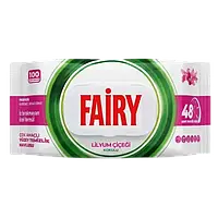 Вологі серветки для прибирання Fairy Квіти (100шт.)