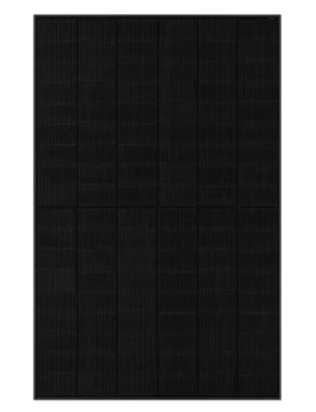 Монокристалічна сонячна панель, 500Вт, JA SOLAR (Full Black, N-type, Bifacial) JA Solar,двостороння з подвійним склом, фото 1