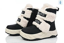 Зимові дитячі чоботи на дівчинку, зимові утеплені черевики для дівчинки