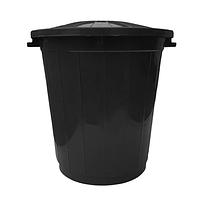 Бак для сміття  70 л чорний Ал Пластик