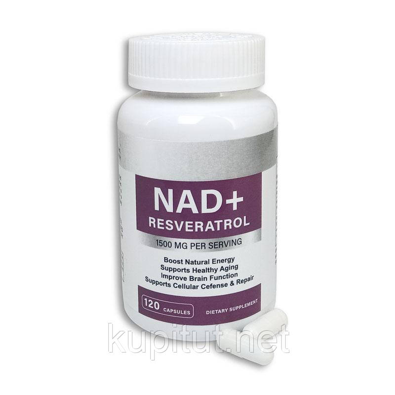 NAD+ Resveratrol 1500 mg (НАД+ з ресвератролом), фото 1