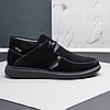 Зимові чоловічі замшеві черевики чорні утеплені з натуральної замші на хутрі на зиму, розмір 40-45, фото 3