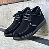 Зимові чоловічі замшеві черевики чорні утеплені з натуральної замші на хутрі на зиму, розмір 40-45, фото 7