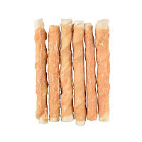Лакомство FLAMINGO CHEWING STICKS (Chicken & Sticks) Премиум для собак 25 см 240 г обернутые мясом курицы