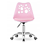Дитяче обертове крісло, стілець для школяра JACK PRINT рожевий 3735, фото 2