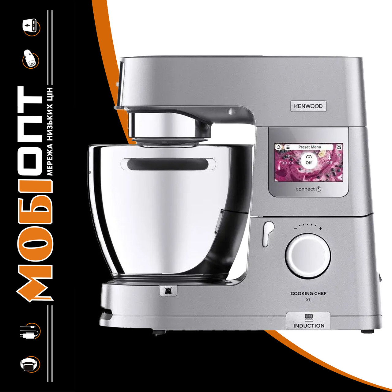 Кухонна машина Kenwood Cooking Chef XL KCL95.004SI Gray UA