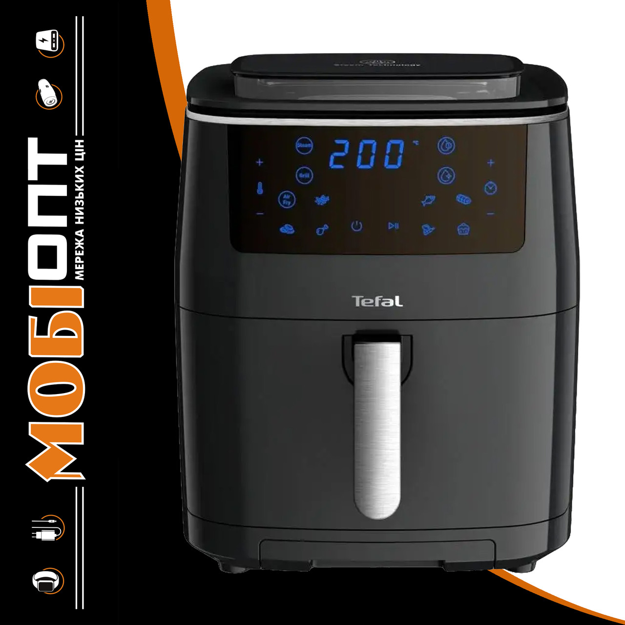Мультипіч Tefal Easy Fry Grill & Steam FW201815 Black UA