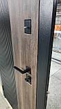Вхідні двері Діор чорний соффтач/білий 3 контури, фото 2