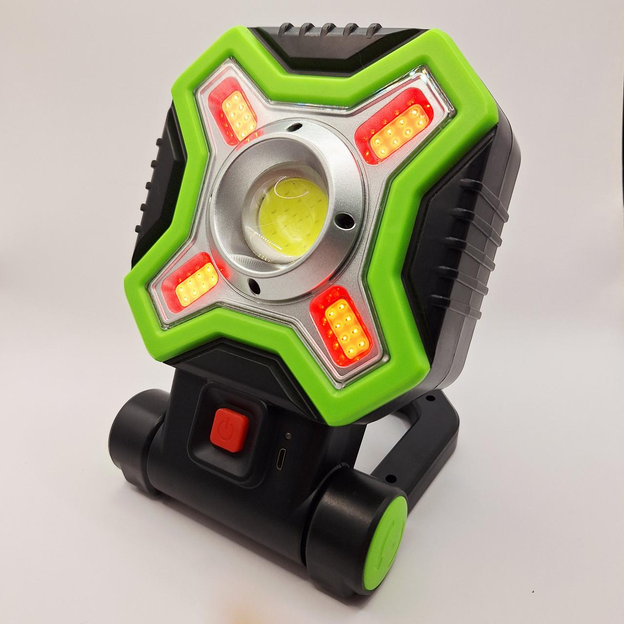 Туристичний ліхтар прожектор HB-9957 4 режими роботи акумулятор 9600мА*г корпус міцний пластик