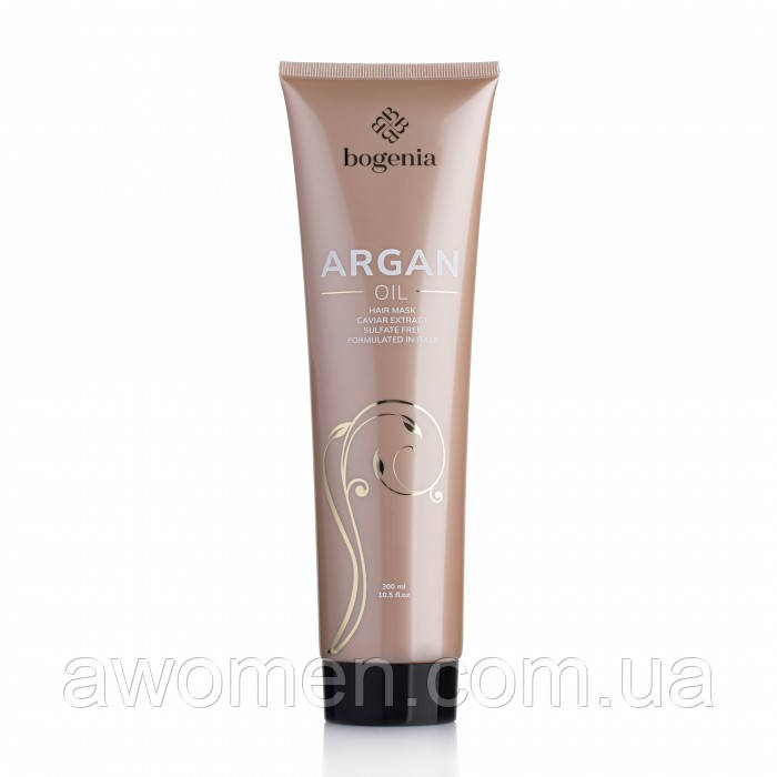 Маска для волосся Argan Oil & Caviar Extract Hair Mask Bogenia BG411 №003-300 мл, фото 1