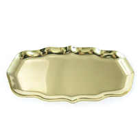 Лоток фігурний для інструментів золотий