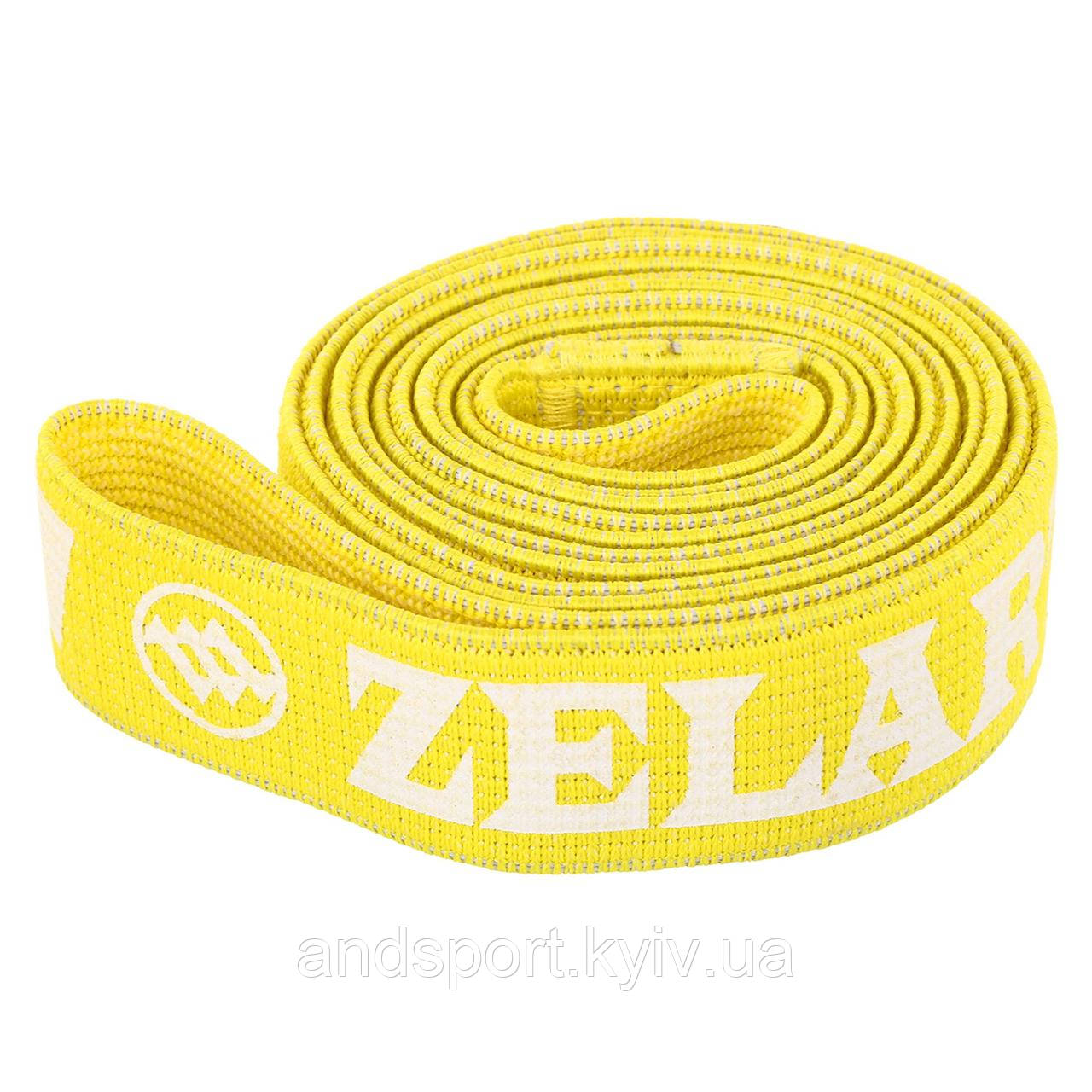 Стрічка опору для фітнесу HIP LOOP Zelart FI-1970-M M жовтий Код FI-1970-M