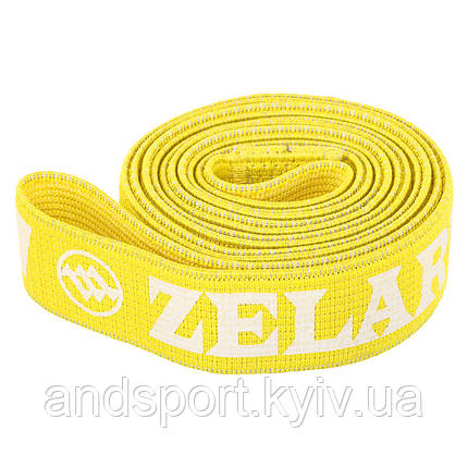 Стрічка опору для фітнесу HIP LOOP Zelart FI-1970-M M жовтий Код FI-1970-M, фото 1