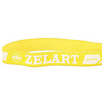 Стрічка опору для фітнесу HIP LOOP Zelart FI-1970-M M жовтий Код FI-1970-M, фото 5