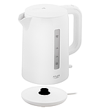 Електрочайник Adler AD 1386 — 2,2 л, 2200 Вт, білий корпус, фото 4