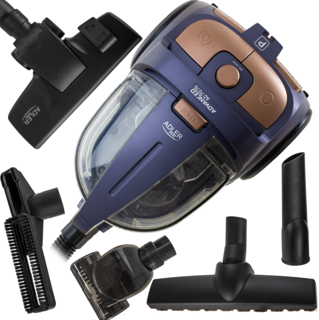 Циклонний пилосос Adler AD 7076 — 3,5 л, фільтр HEPA 13, 5 насадок, фото 1
