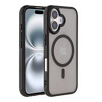 Чохол TPU+PC Anti Drop with MagSafe для iPhone 16 Колір Black florentia