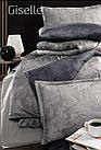 Постільна білизна сатинова La Romano Premium 300 TC євро розмір Giselle, фото 2