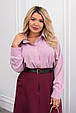 Сорочка з софту жіноча Модель: 802-2126 Колір: білий, чорний, рожевий, лимонний, фото 2