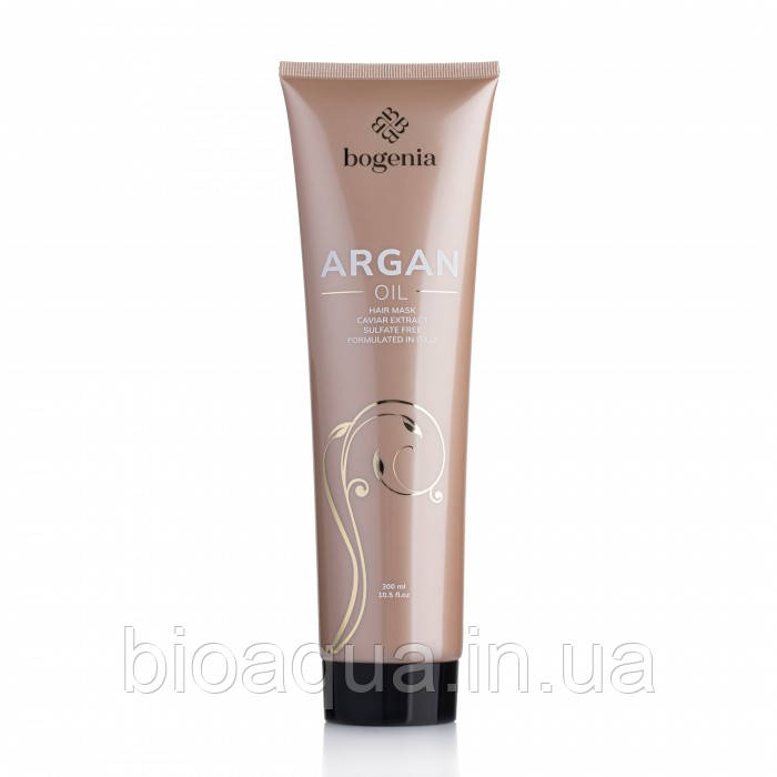 Маска для волосся Argan Oil & Caviar Extract Hair Mask Bogenia BG411 №003-300 мл, фото 1