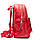 Сумка Женская Рюкзак кожа ALEX RAI 8635-9 red.Купити жіночі рюкзаки гуртом і в роздріб із натуральної шкіри в Україні, фото 4