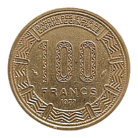 Габон 100 франків, 1984