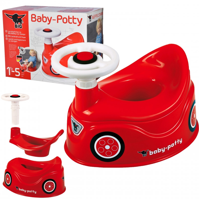 Інтерактивний горщик BIG Potty New Bobby Car з кермом та сигналом
