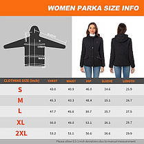 Куртка з Підігрівом SGKOW M Вітронепроникна Водонепроникна, 4 Рівні Температури, USB Акумулятор 8000mAh, Легка Електрична Тепла К, фото 2