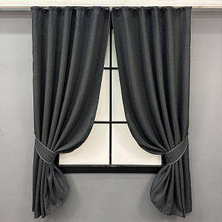 Льон блекаут однотонний