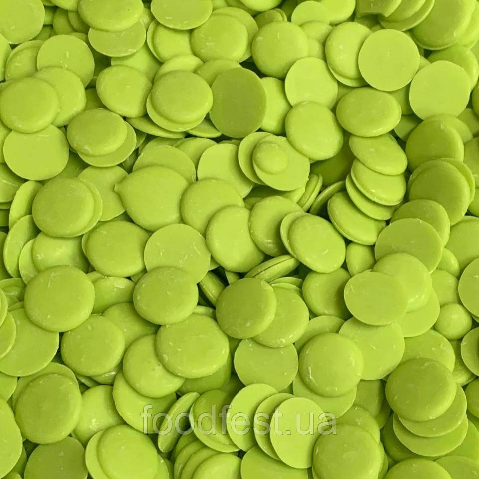 Глазур кондитерська кольорова з ароматом лайму ТМ "MIR" (305/Ю), пакування 500 грам, фото 1