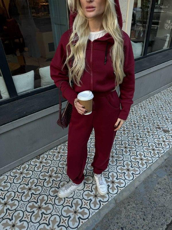 Жіночий комбінезон; Кольори - чорний, бордо та хакі ; Розміри 42-44 та 46-48 ;, фото 1