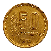 Аргентина 50 сентаво, 1971