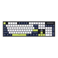 Ігрова механічна клавіатура з RGB підсвічуванням Fantech ATOM104S MK878S Mori Blue Switch колір Білий florentia