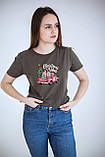 Жіноча футболка з написом Christmas Vibe — стильний вибір для новорічного сезону!, фото 2