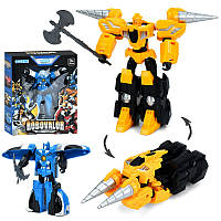 Трансформер іграшка K-188-1-2, робот 13 см + транспорт, зброя, 2 різновиди