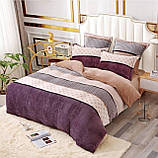 Плюшева постільна білизна Євро, фото 4
