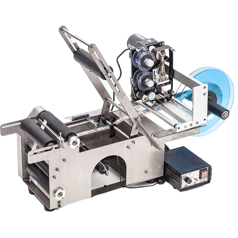 Напівавтоматична етикетувальна машина DUOQI MT-50D з датером для нанесення етикеток, фото 1