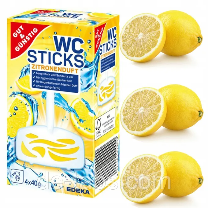 Gut & Gunstig WC Sticks туалетний блок 4 х 40 г