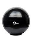 Фітбол (гімнастичний м’яч) 65 см із насосом — для фітнесу, йоги та реабілітації MSport в кольорах : синій. сірий . чорний, фото 8