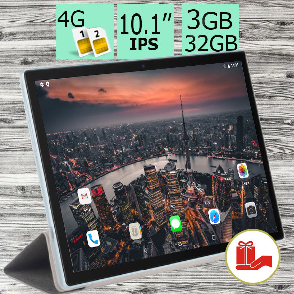 4G Планшет-телефон ASUS Z101NEW 3GB/32GB, 10.1" IPS, 2 Sim c 4G + Чохол у подарунок!