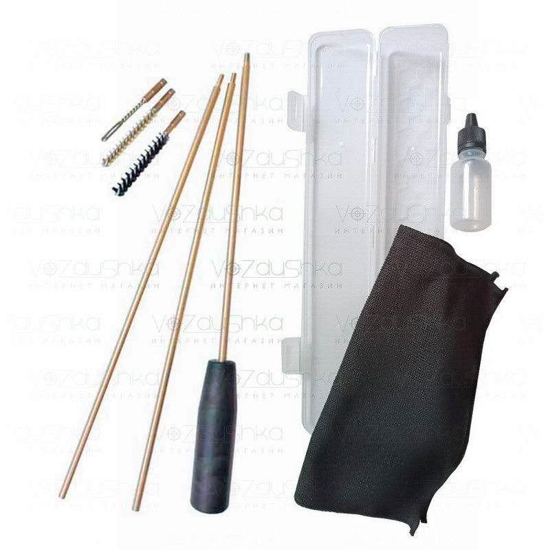 Шомпол розбірний для чищення AR-15/ M4 (5.56 мм) 2 йоржа та вішер у пеналі