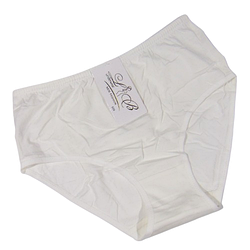 Трусики класичні з гарною посадкою 3XL білі LB Underwear 509