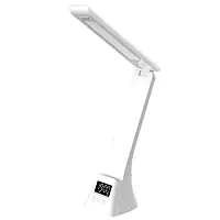 Лампа настільна LED TYV 2088 з годинником та бездротовою зарядкою для смартфона florentia