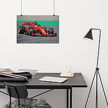 Плакат "Формула-1, Феррарі, Formula One, F1, Ferrari", 40×60см, фото 4