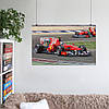 Плакат "Формула-1, Феррарі, арт, Formula One, F1, Ferrari", 38×60см, фото 7
